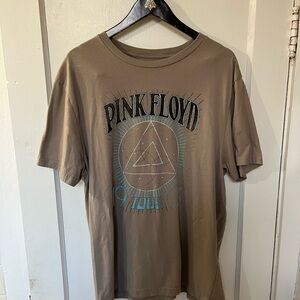 Pink Floyd 1994 Tour Graphic Band T-Shirt Size XL Brown Vintage Style Rock Tee